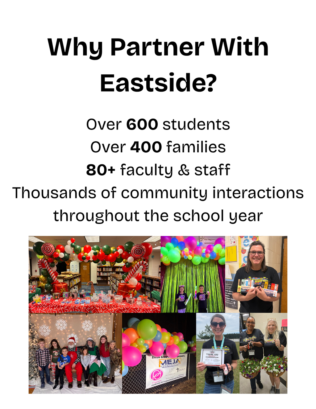 Eastside PTO Business Partnership 2026–27