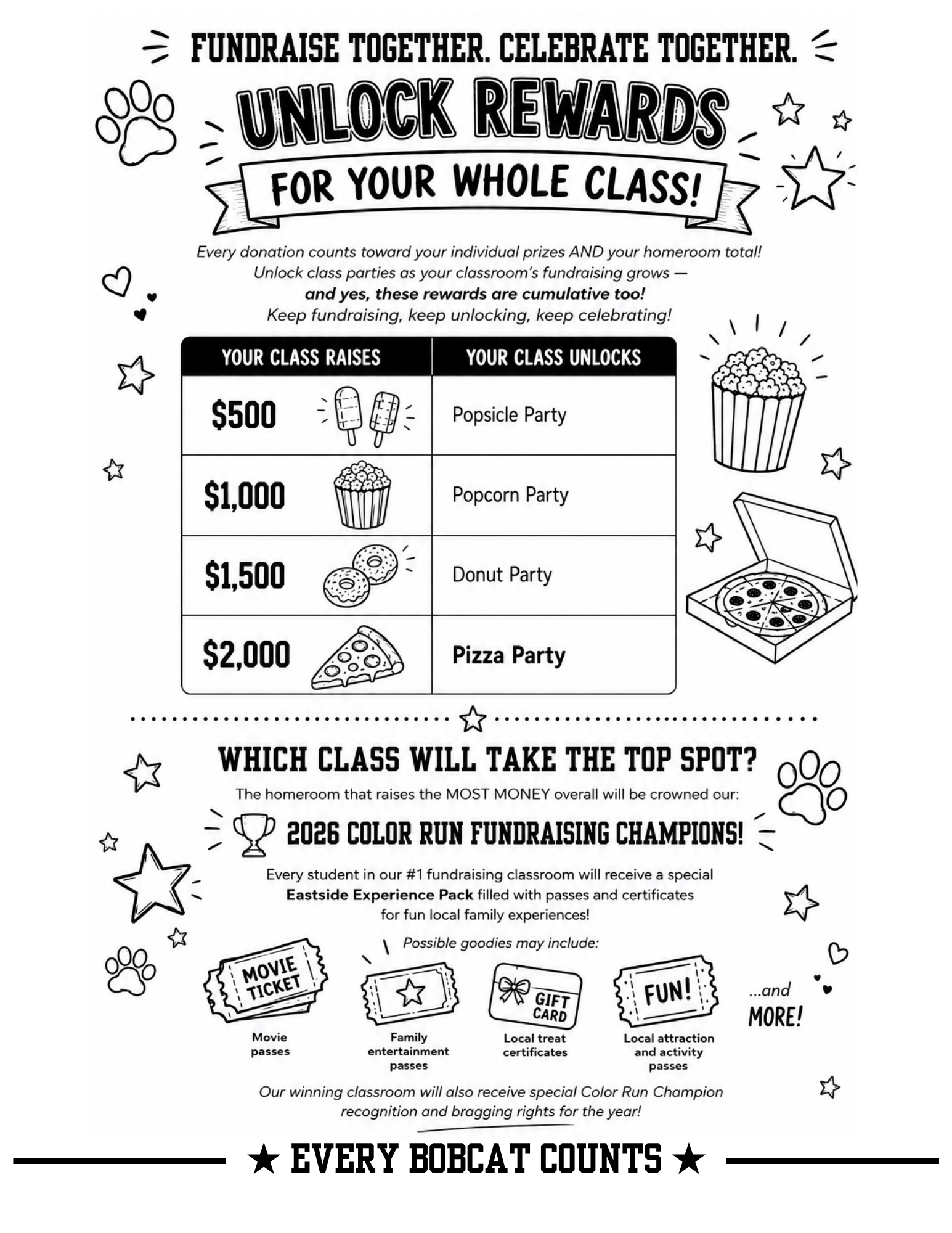 2026 Eastside Color Run Registration + T-Shirt